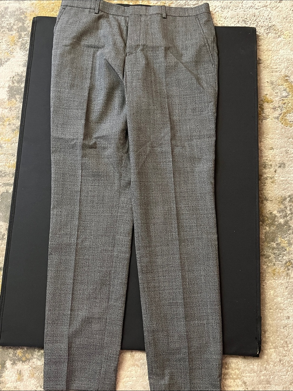 The Kooples Classic Black Gray Textured mens Dress Pants size 34x32 NEW - Picture 4 of 7